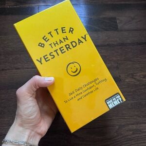 Better Than Yesterday Card Game - Yellow